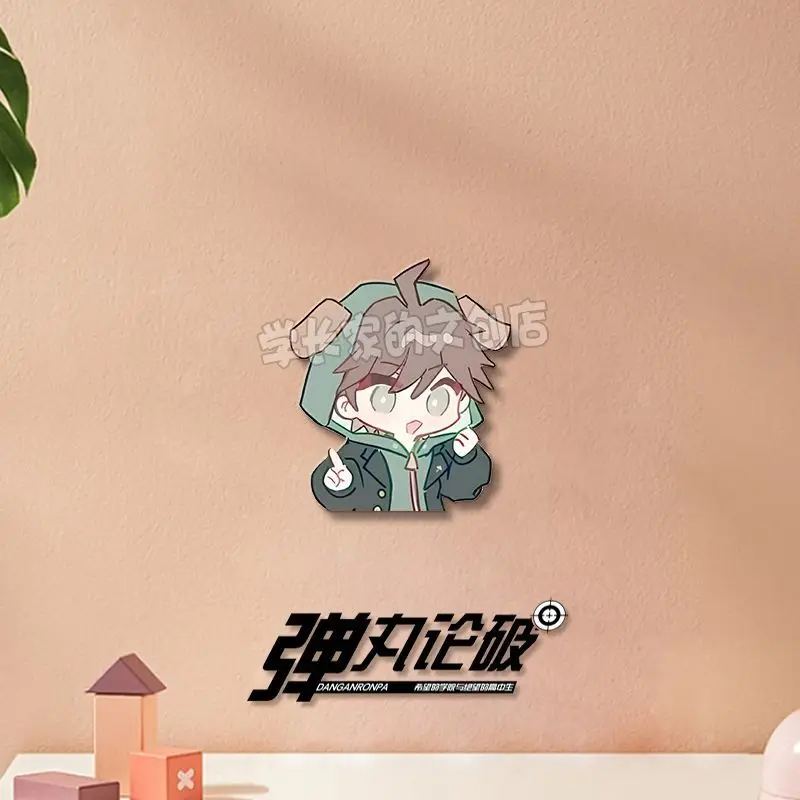 8PCS Anime Danganronpa Badge Brooch Pin Kirigiri Kyoko Hinata Hajime Clothes Backpack Decoration Lapel Personalized Chest Tag
