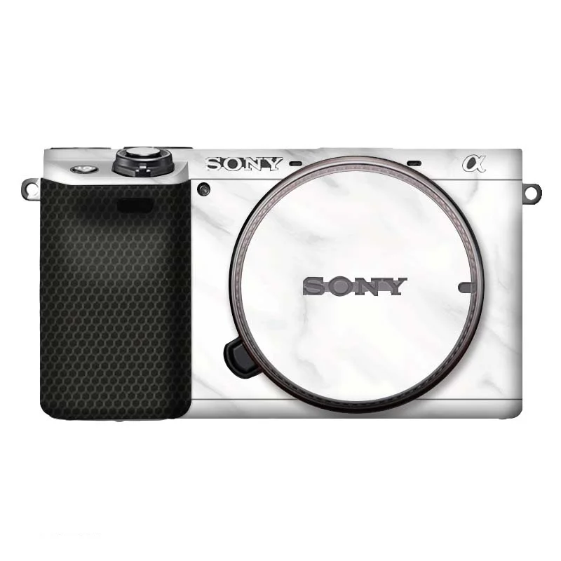 Für sony a6700 a6400 a6300 a6100 a6000 mode haut wickel film kamera aufkleber cemare körpers chutz abdeckung kratz fest