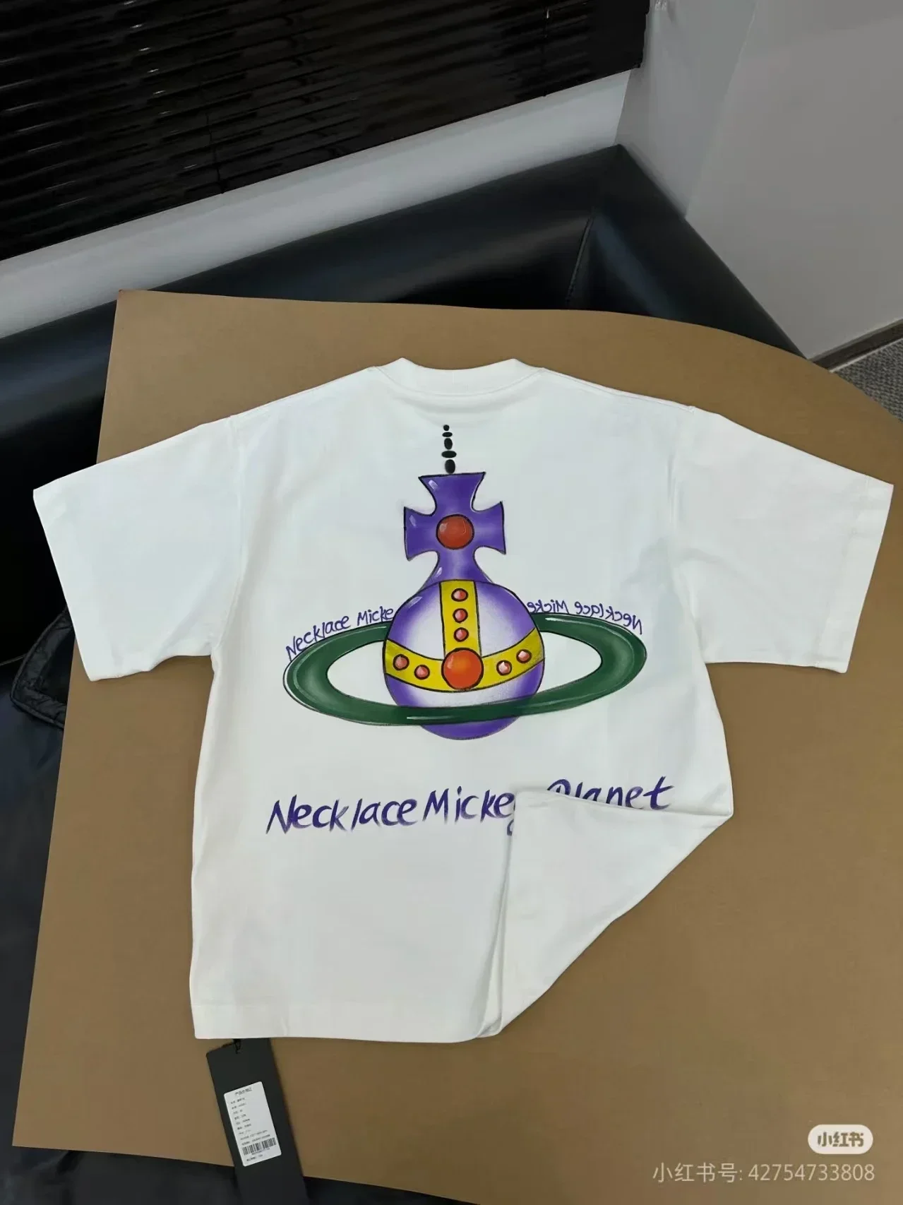 

2025 New Cartoon Color Printed Tide Brand Tee Summer Cotton High Quality Loose American T-shirt Casual Round Neck Short Sleeve