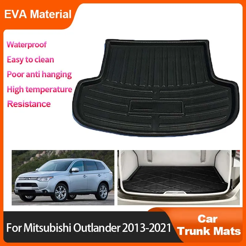 

Auto Trunk Mat For Mitsubishi Outlander 3 2013-2021 2019 2018 2016 5 Seats Car Rear Cargo Liner Waterproof Protector Storage Pad