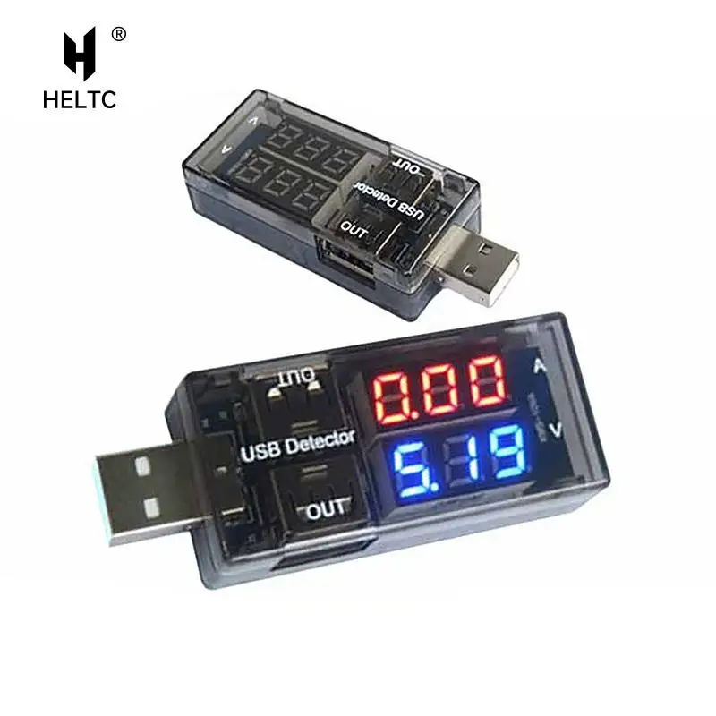 USB Voltmeter Ammeter Current Voltage Tester LCD Digital Display Power Battery Capacity Tester Measurement USB Charge Indicator