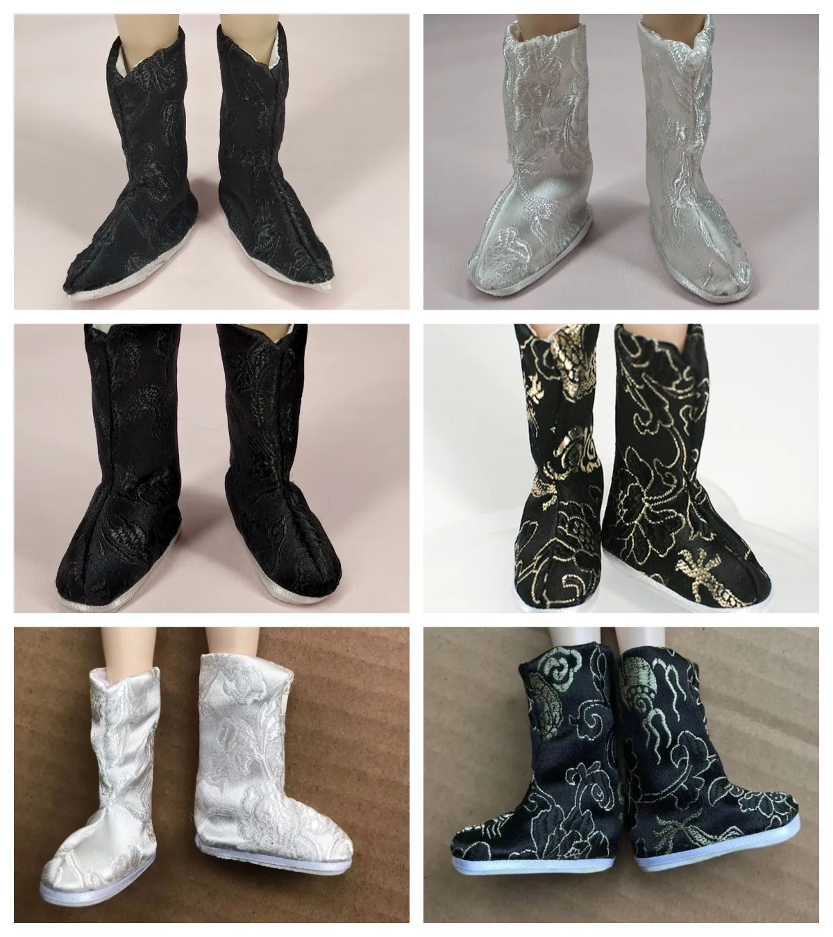 Male Doll Boots Chinese Classic Style College Student Dressing 1/6 Doll Shoes Vintage Chinese Chinese Male Doll Elegant Parts