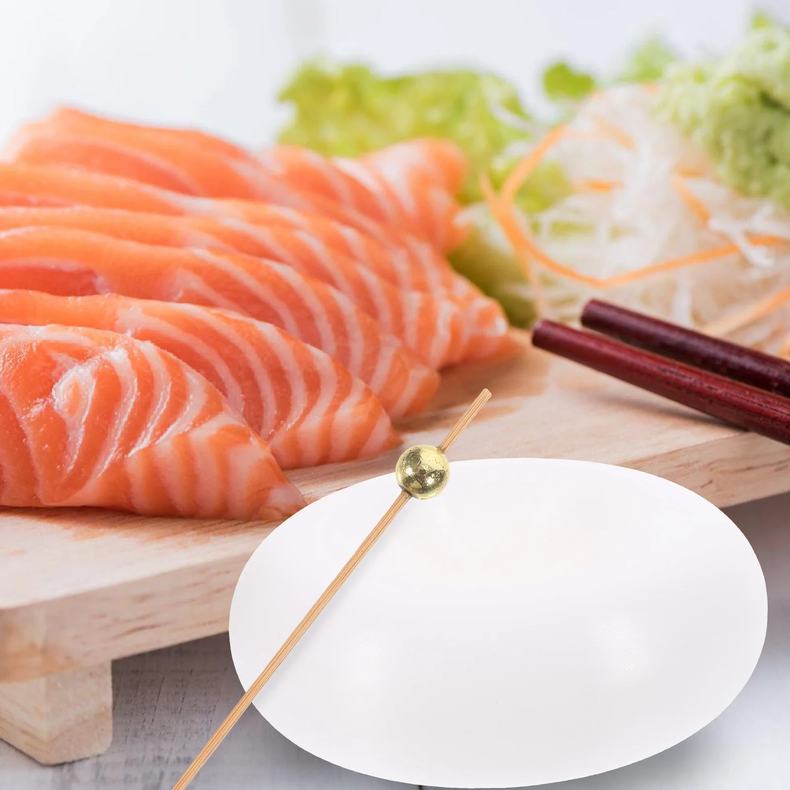 

1 Set Sashimi Display Mould Pe Round Fillet Mold Diy Sushi Plate Decor Stand Home Use Household Molds Seafood