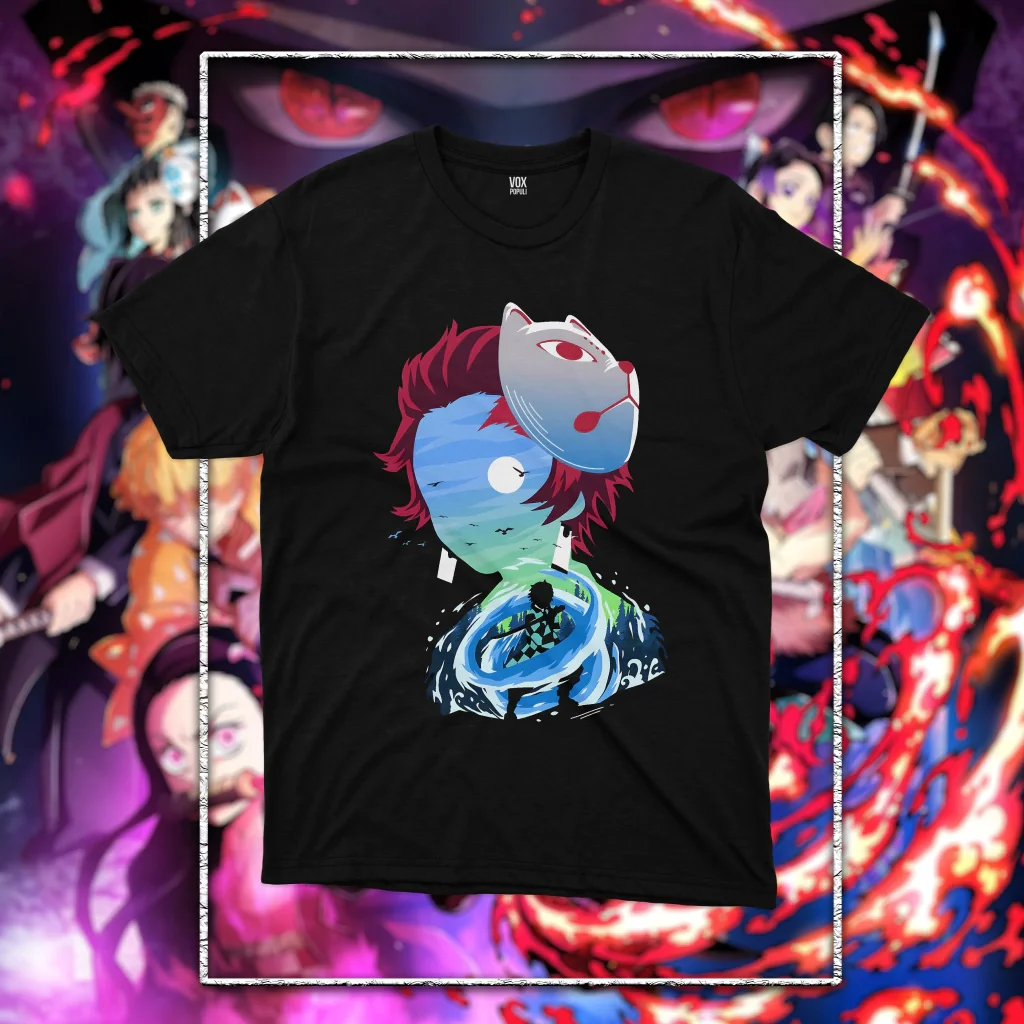

TANJIRO SILUETA unisex Anime cotton shirt outdoor recreation tee