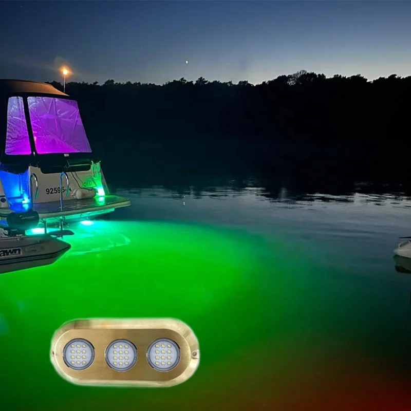 

High Brightness 180W Boat Waterproof 12V Marine RGB Led Under Water Lights