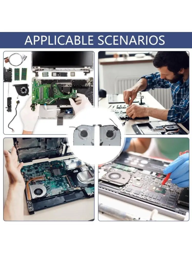 31BA Replacement CPU GPU Cooling Fan For Gaming 3-15 IAH7 Laptop Stable Metal Construction Quiet Operation