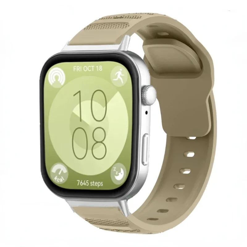 Tali Silikon untuk Jam Tangan Huawei Fit 3/4/4 Pro Gelang Olahraga Sejuk Lembut untuk Jam Tangan Huawei Fit 3 Pengganti Korea