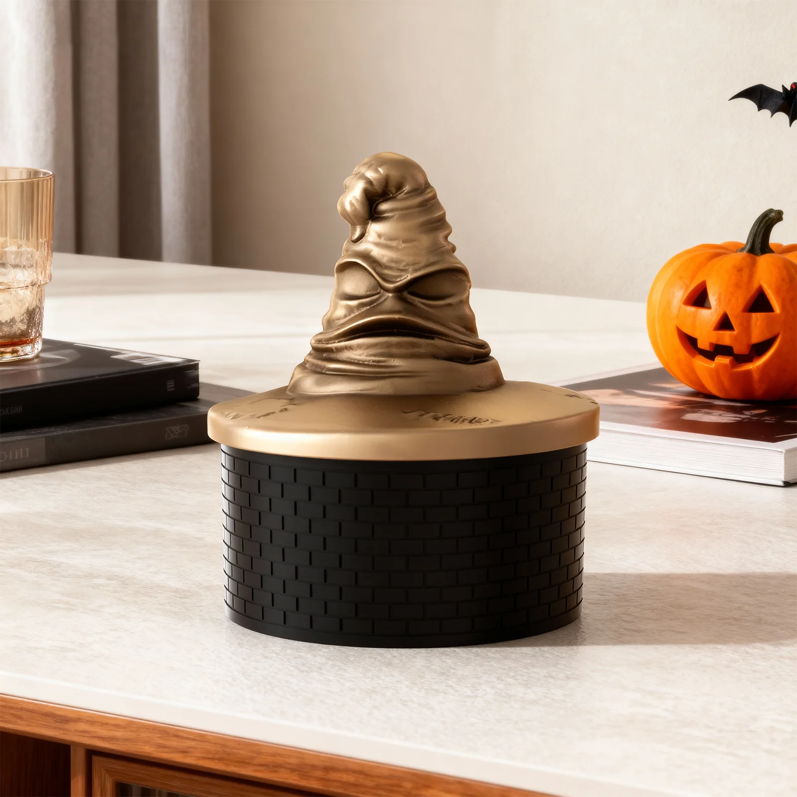 

Силиконовая форма для подсвечника/банки для хранения в форме шляпы волшебника в клетку, для изготовления из гипса, цемента, смолы, для ароматерапии, многоразовая, для самостоятельного изготовления