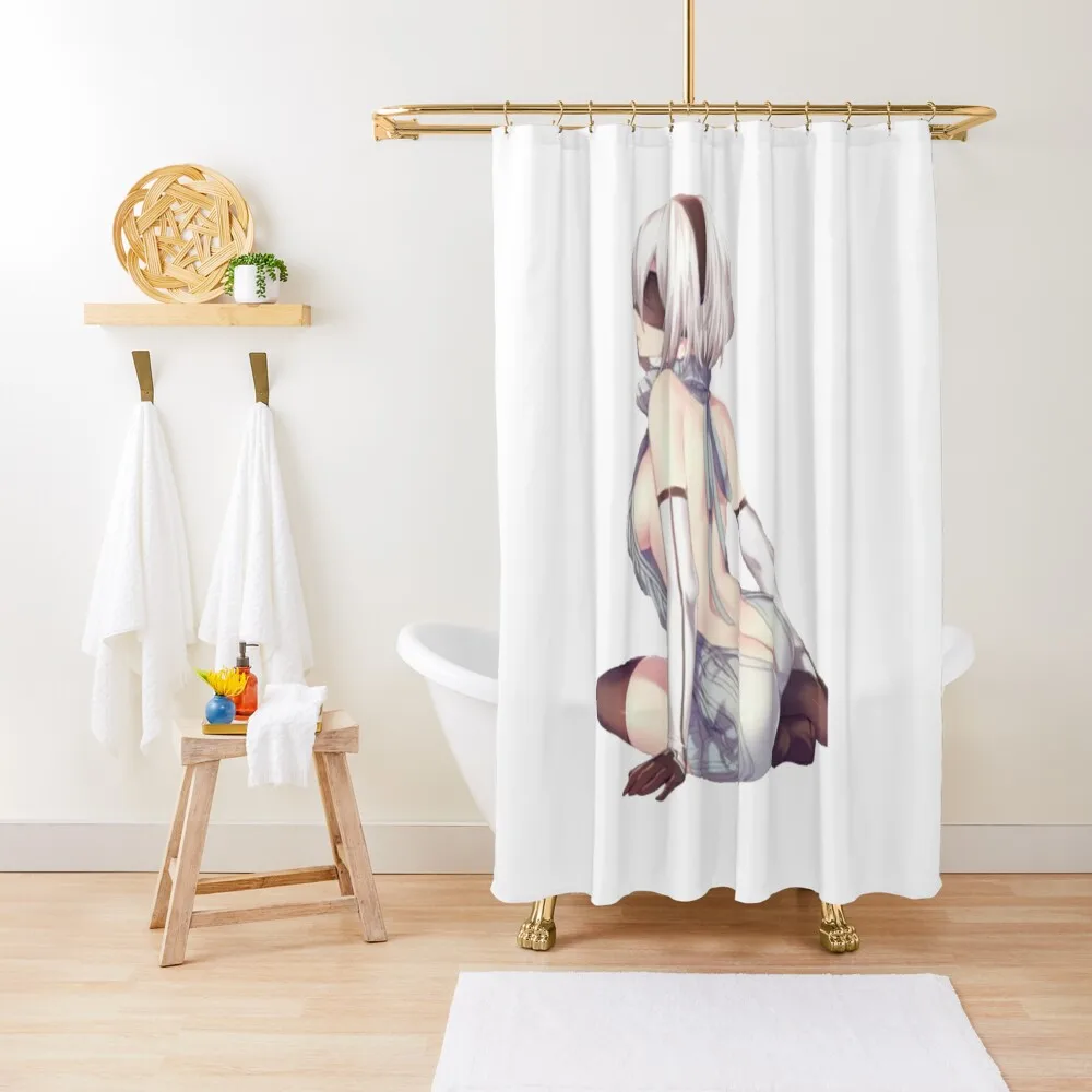 

2 B Nier Automata Shower Curtain Bathroom And Shower Bathtub Bathroom For Shower Curtain