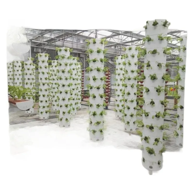 Hydroponic planting tower column soilless cultivation trough cultivation planting rack