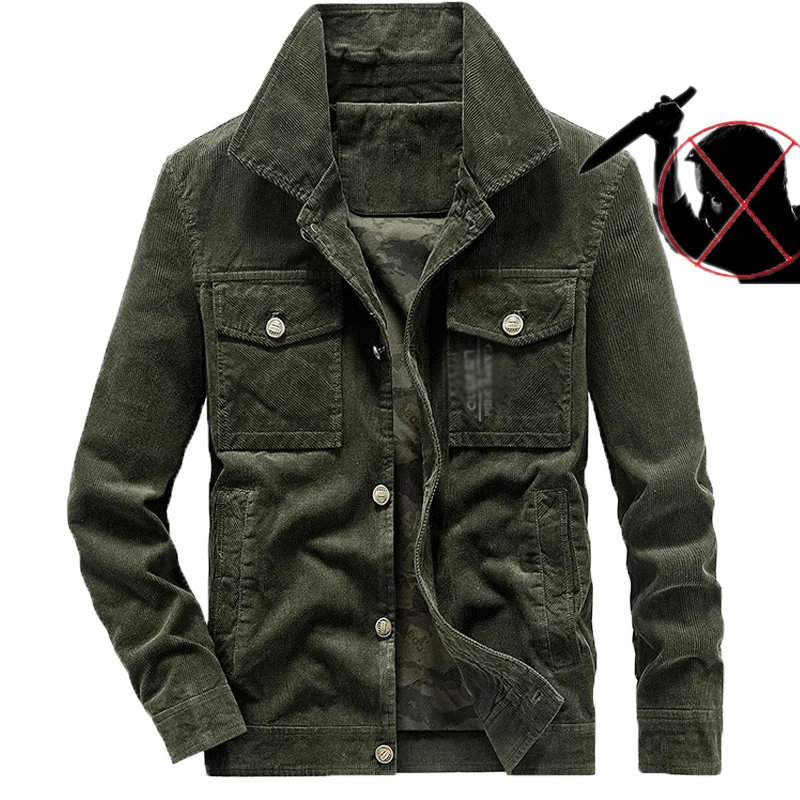 Cut Resistant Long Sleeve Jacket Coat Self-defense Bodyguard Tactic Anti-stab Blouse Worker Knife Proof Personal Protective Tops