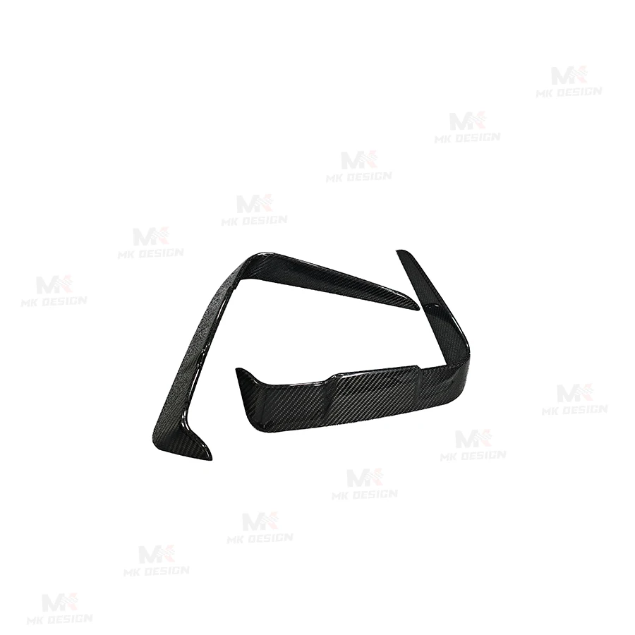 Carbon Fiber Front Bumper Upper Splitters Fog Light Cover for BMW 4 Series G22 G23 2020+ Side Splitters Upper Trims Car Styling