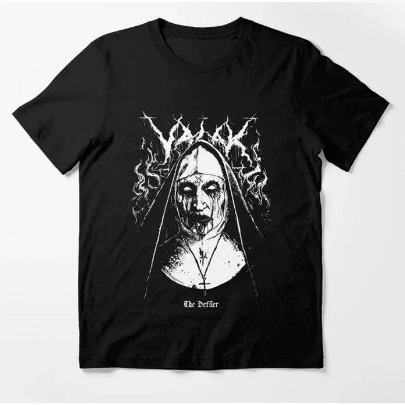 

Funny Horror Unholy Nun Crewneck Graphic T Shirts O-neck Summer Clothes for men Cute Pair Printed satan T-shirt Top Comfortable