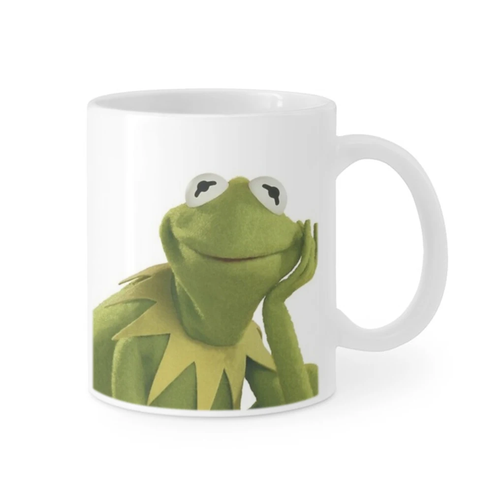 

Kermit The Frog Coffee Ceramics Coffee Mugs Tea Cup Milk Cups Gifts Drinkware Coffeeware