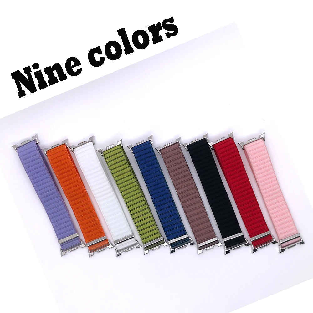 Nylon band voor Samsung Galaxy Watch 8 40 mm 44 mm gevlochten comfortabele ademende band voor Galaxy Watch 8 klassieke 46 mm accessoires