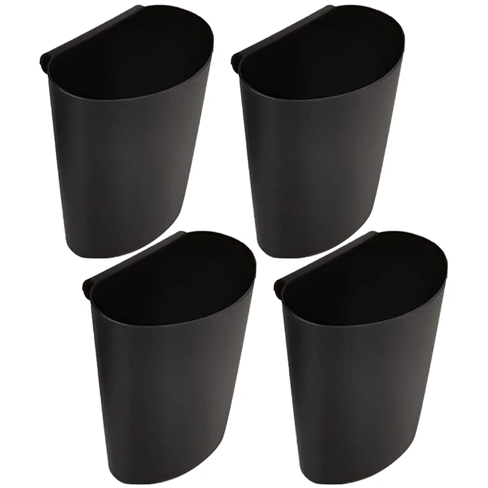 4 Pcs Portable Storage Basket Lash Cart Organizer Hanging Scraps Can Household Bucket Bins Garbage Small Plastic