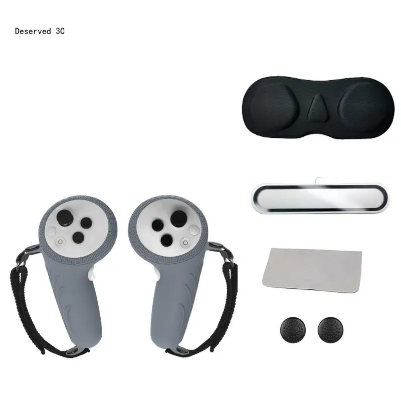 Controller Silicone Cover with Lens Protections Film for PICO 4 Gamers