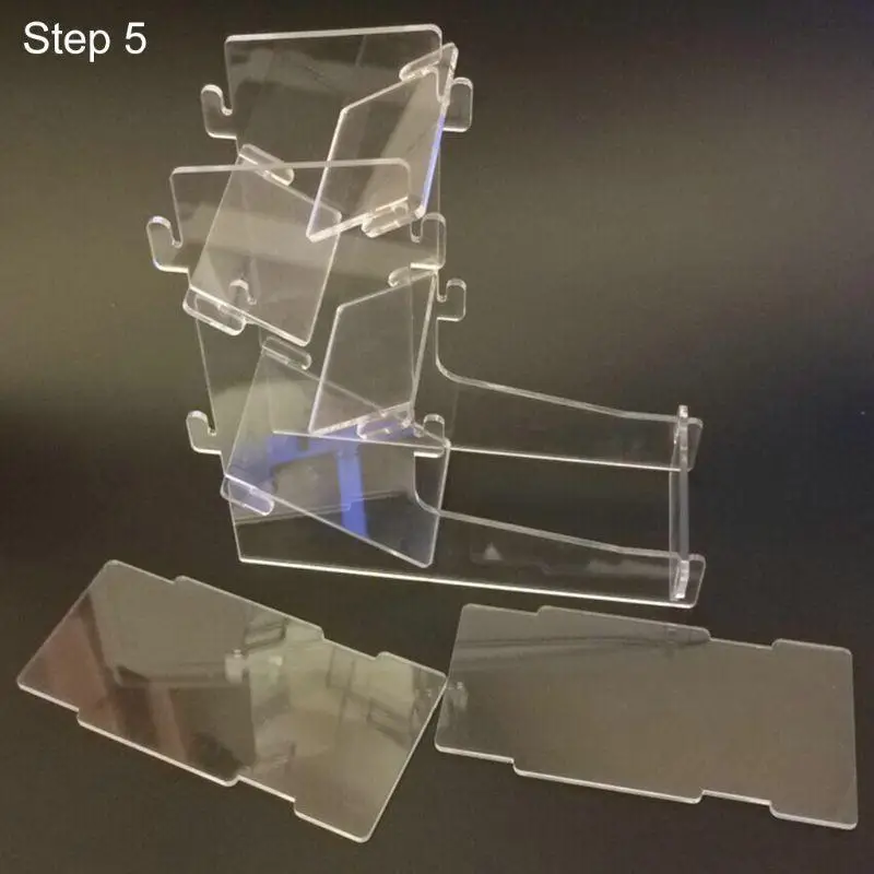 

652F DND Acrylic Transparent Tower DIY Board Game RPG Rolling Tower MTG Games