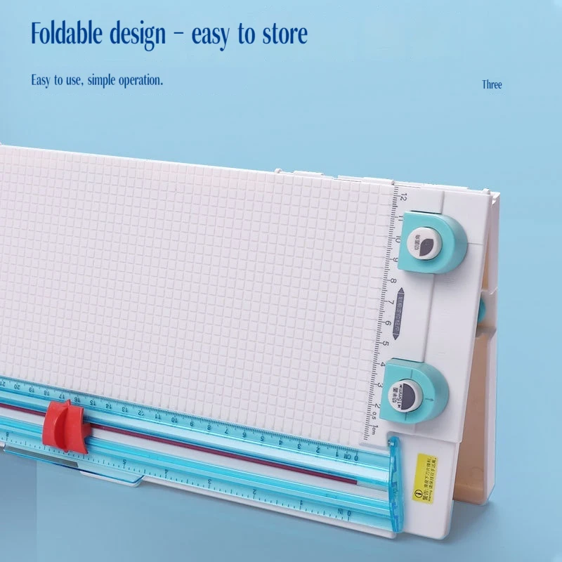 Kw-Trio 13095 Pemotong Kertas Papan Skor 7 Dalam 1 Alat Pemotong Kertas Kerajinan Dengan Pisau Skor Dan Lipatan Kertas Untuk Membuat Foto