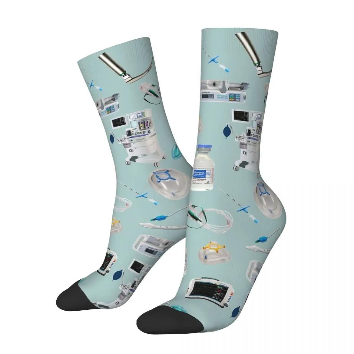 

Tools Of The Trade SPACE BLUE Anesthesia Doctor Men Women Socks Leisure Beautiful Spring, Dressing Gifts