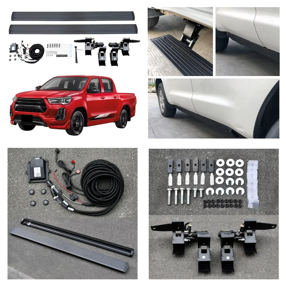 

Stlf Automatic Electric Power Side Step Running Board For Revo Crew Cab 2015+