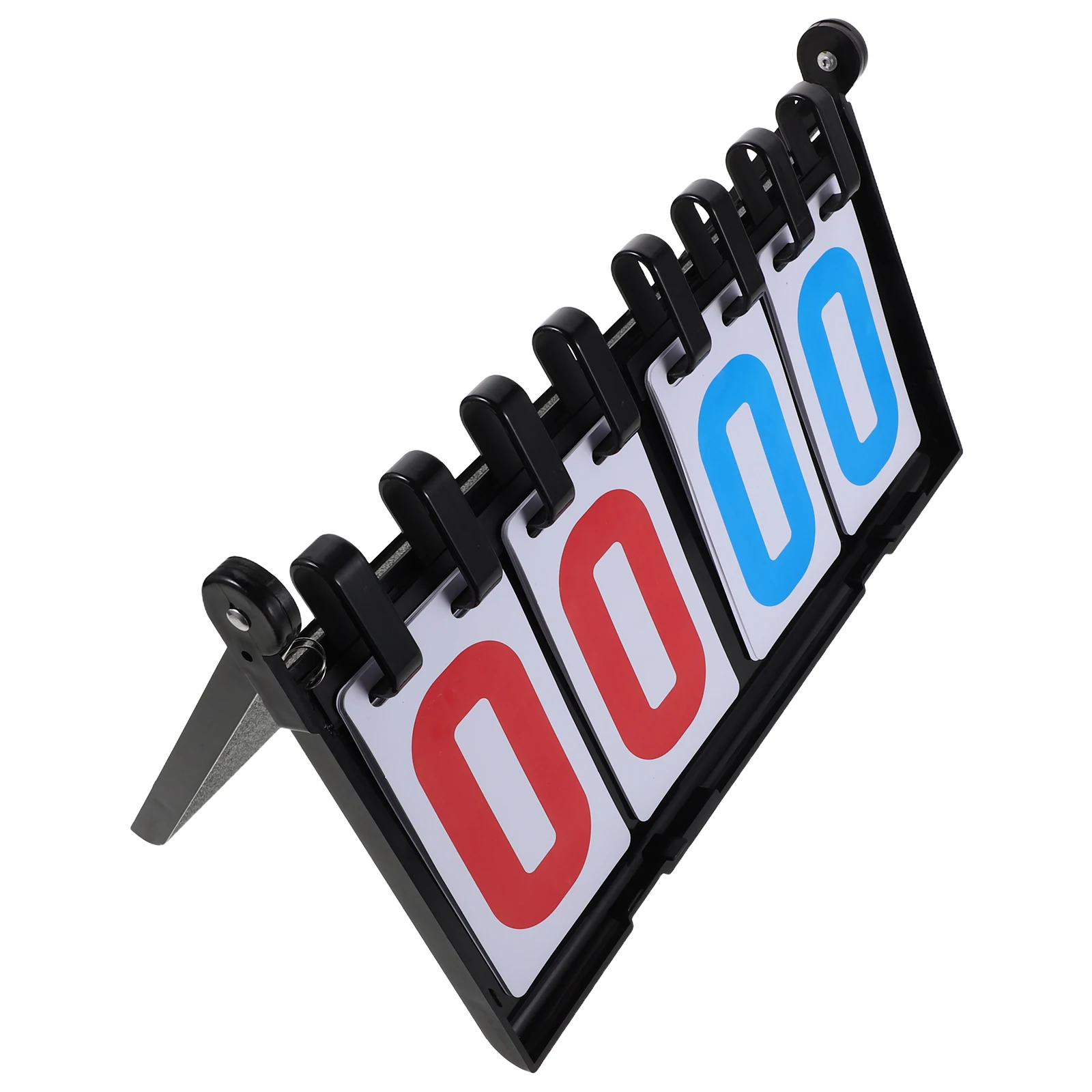 

4-Digits Sports Scoreboard Sturdy Portable Table Score Keeper For Badminton Basketball Soccer Billiards Volleyball Flip
