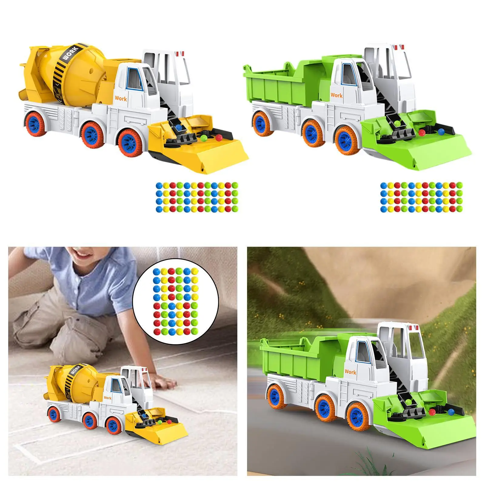 Excavator Car Toy Crane Engineering Vehicle Toy for Kids Holiday Gift Boys