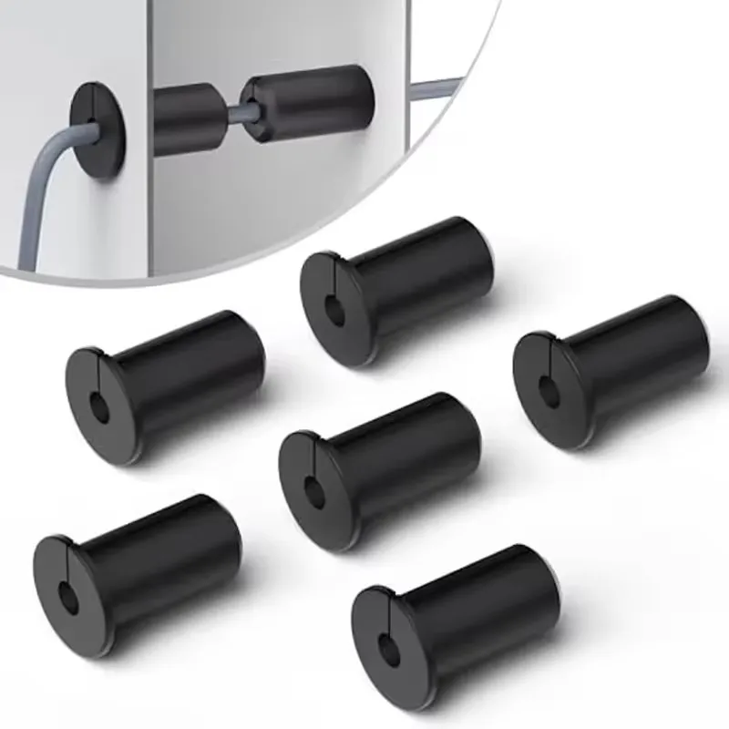 Passages de câbles muraux de 3/4 pouces, pour câble Ethernet, trou de 19 mm de diamètre, kit de routage de câbles