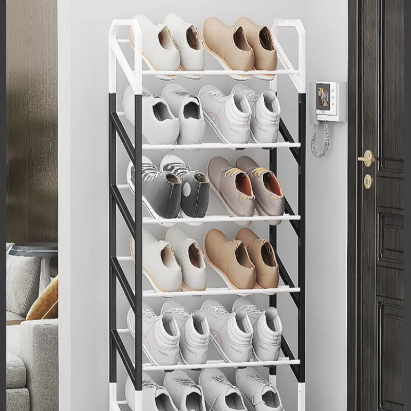 Multi-layer Dustproof Shoe Cabinet Home Entrance Slash Bedroom Door Shoe Rack Multifunctional Dormitory Floor Storage Cabinet image 5