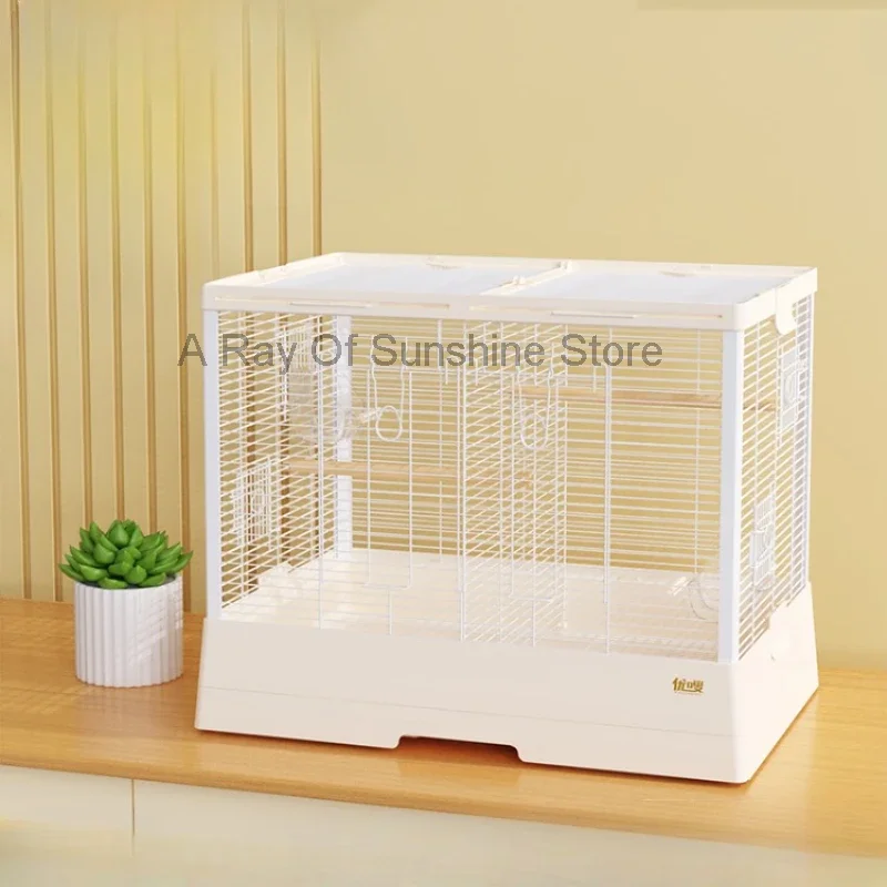 

Luxury Villa Breeding Bird Cage Rabbit House Carrier Pigeon Bird Cage Hamster Cockatiel Jaula Decorativa Pet Products RR50BC