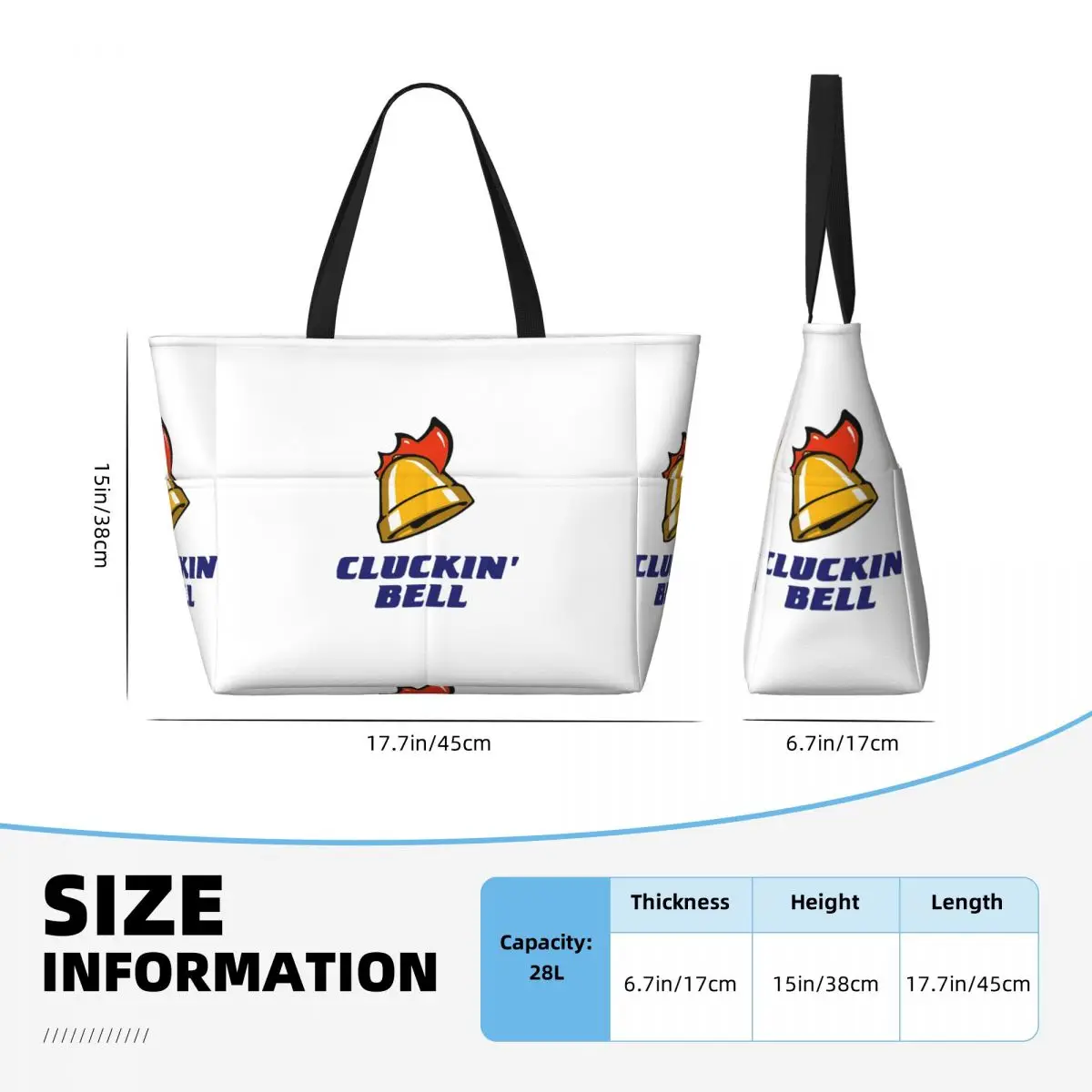 Cluckin Bell GTA San Andreas (3) حقيبة حمل على الشاطئ حقيبة رياضية للصالة الرياضية واليوجا واق من المطر حقيبة حمل كبيرة للنساء حقيبة سفر حقيبة لياقة بدنية #5