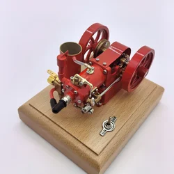 M25 Mini Engine Model Displacement 1.6cc with Throttle Switch To Control The Speed Exquisite Handmade Gasoline Engine Model Toys