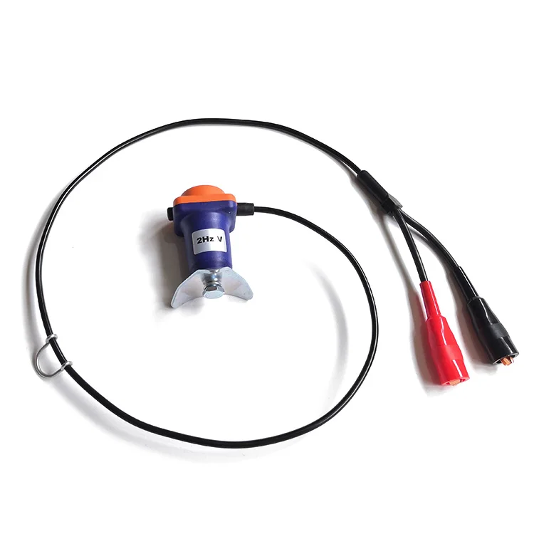 EG-2U-II Geophone Base per treppiedi verticale Land Case da 2 Hz con clip Mueller Sensore sismico ad alta sensibilità 200 V/m/s Geofono da 2 Hz