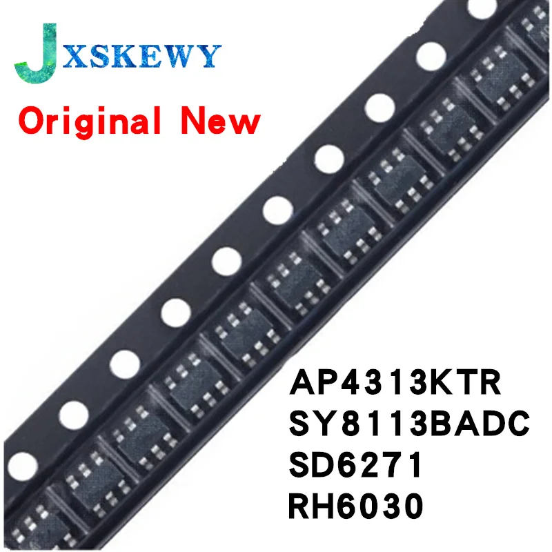 10Pcs New RH6030 SD6271LR-G1 SD6271 AP4313KTR-G1 AP4313 SY8113BADC SY8113B SY8113 SOT23-6 Chipset