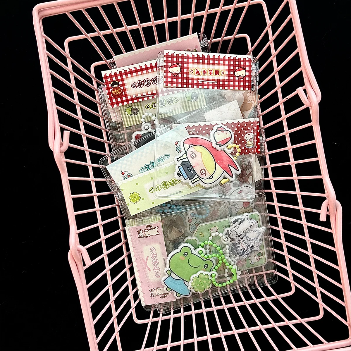 WAKAWAKA Mini Puff Foam Keychain Phone Charm Keyring Original Design Bubble Cotton Bag Car Keys Accessories Cute Decor