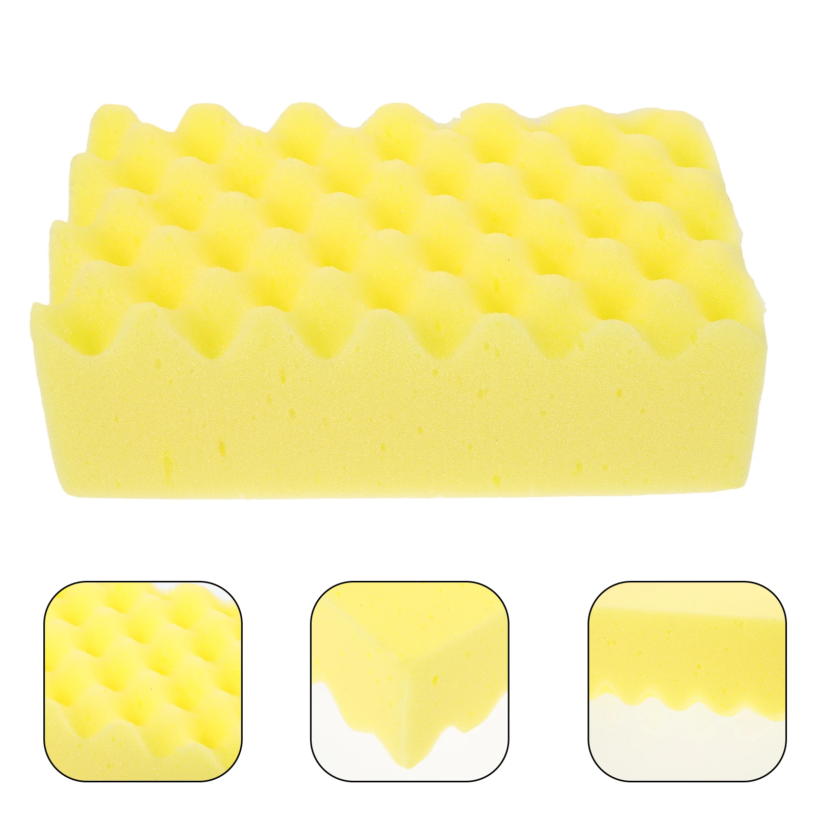 

Cleaning Block Car Washing Scrubber Window Home Kitchen Wash Sponge Auto Scrub Sponge Vehicle Cleaner Buffer Gentle Durable