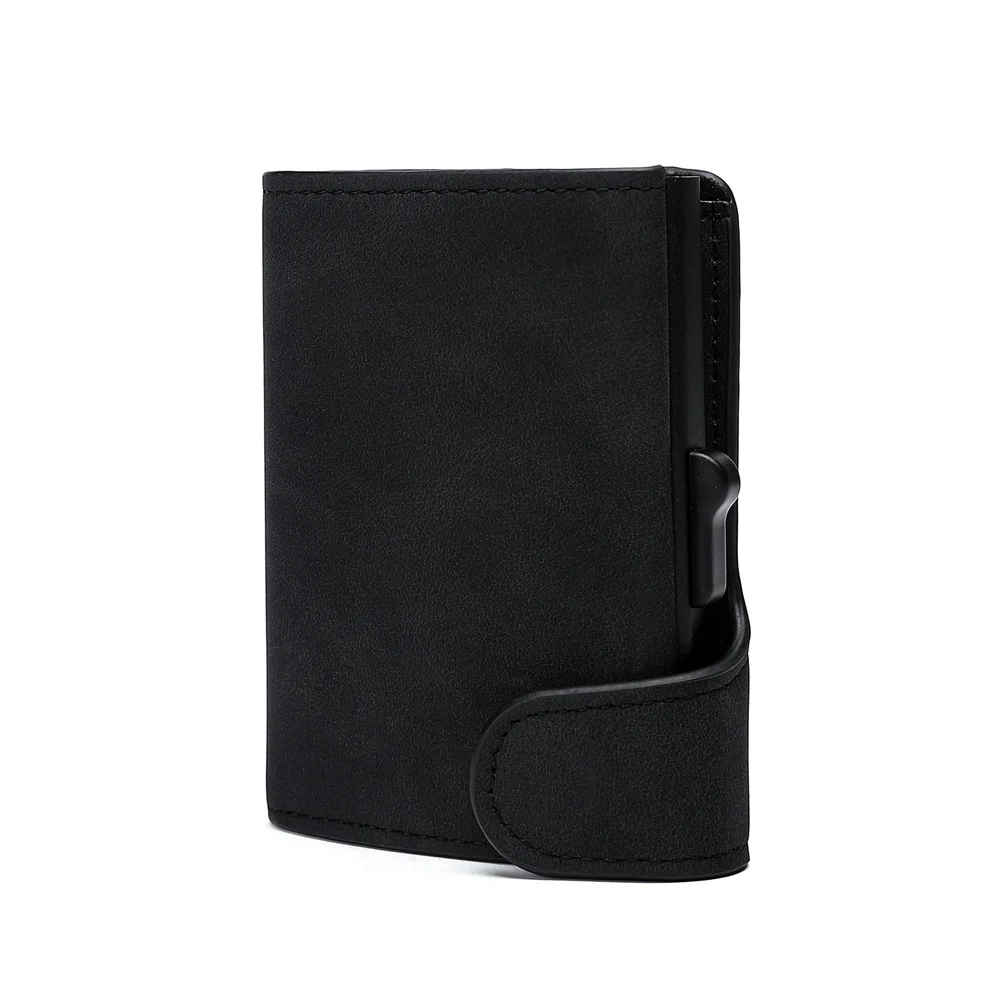 Metal Wallet RFID Credit Card Holder Men Business ID Card Case Automatic RFID Card Wallet Aluminium Bank Card Wallets image 6