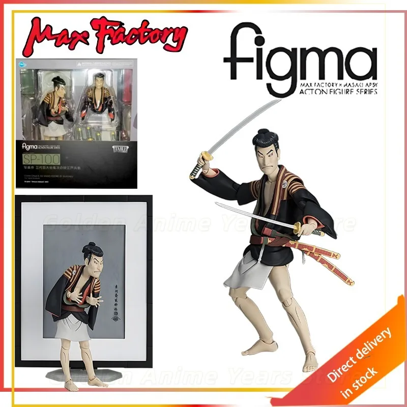 【In Stock】Max Figma SP Desktop Ukiyoe Series SP-100 SP-107 Articulated Action Figure Collection Gift&Collection