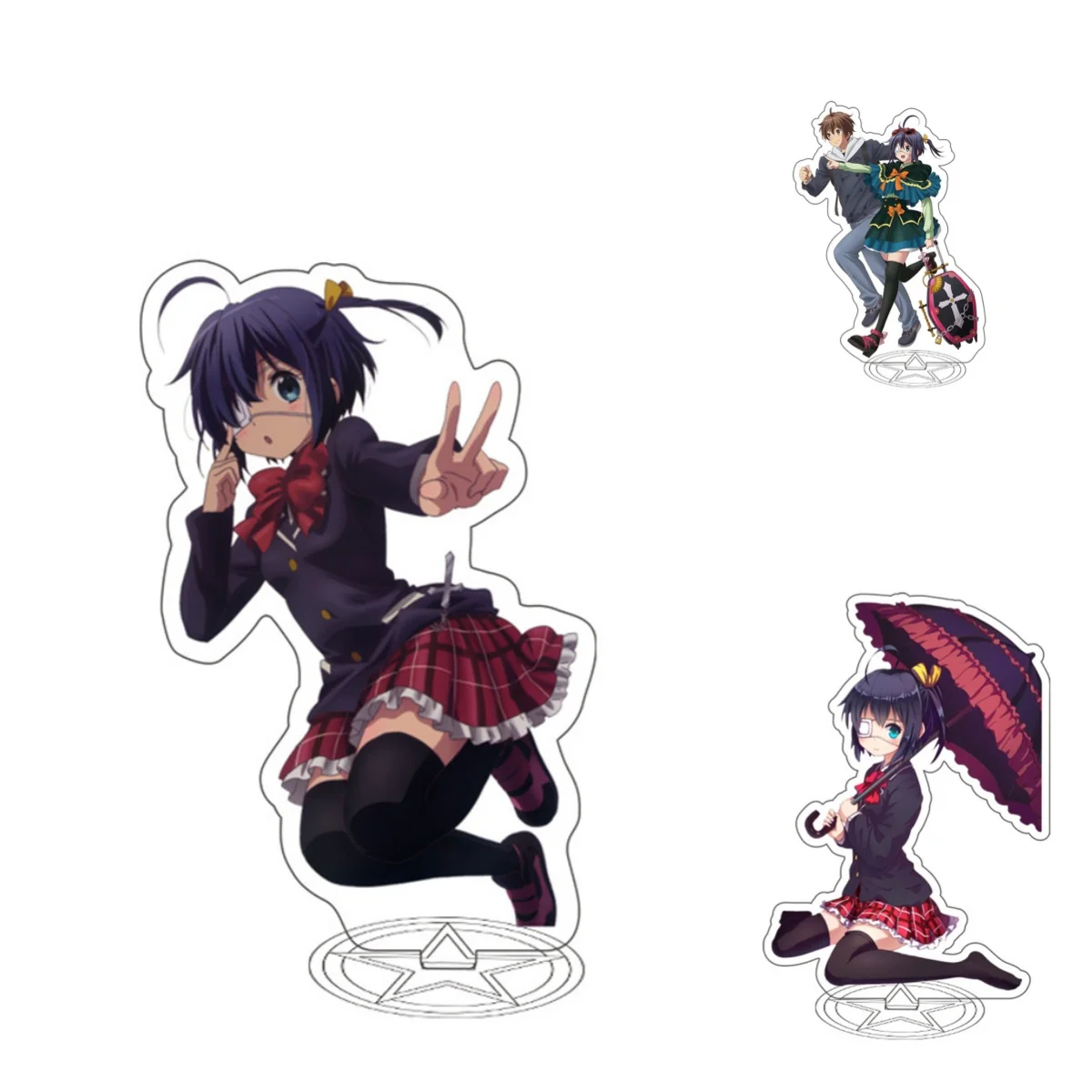 

15CM Anime Love Chunibyo & Other Delusions Acrylic Stand Model Cosplay Characters Ornament Accessories Goods Collection Gifts