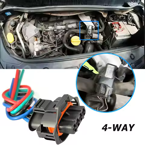 2x MAP Sensor Connector Plug For Fiat Doblo Ducato Fiorino Freemont Grande Punto Idea Linea 500 55206797