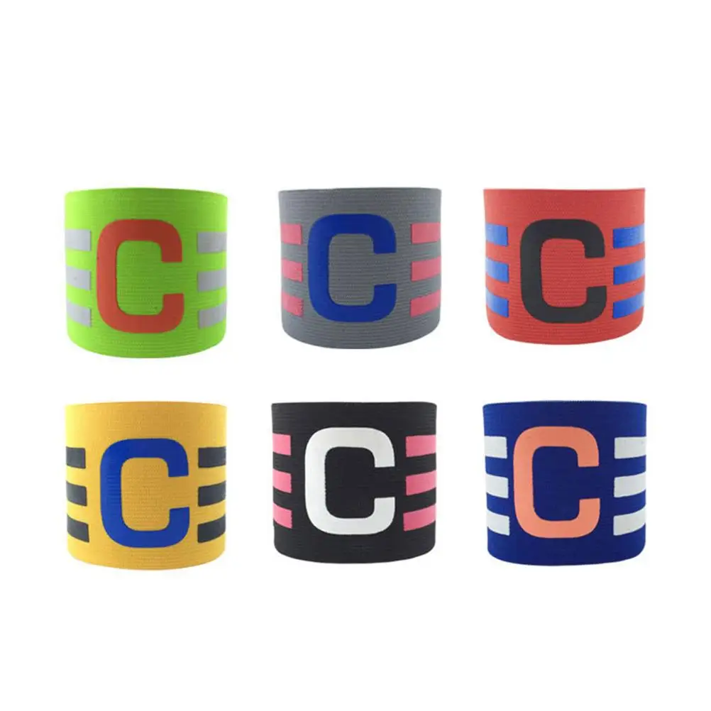 

Football Captain's Armband Simple Colorful Durable Small Football Captain's Armband for Man Or Woman (Blue Yellow)