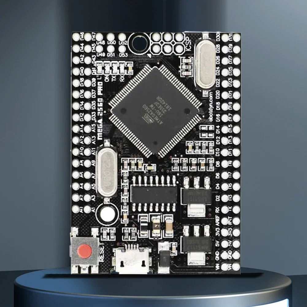 

Mega2560 Pro DIY Electronics Project Board 5V 16 MHz With Male Pinheaders Embed CH340G ATmega2560-16AU for Arduino