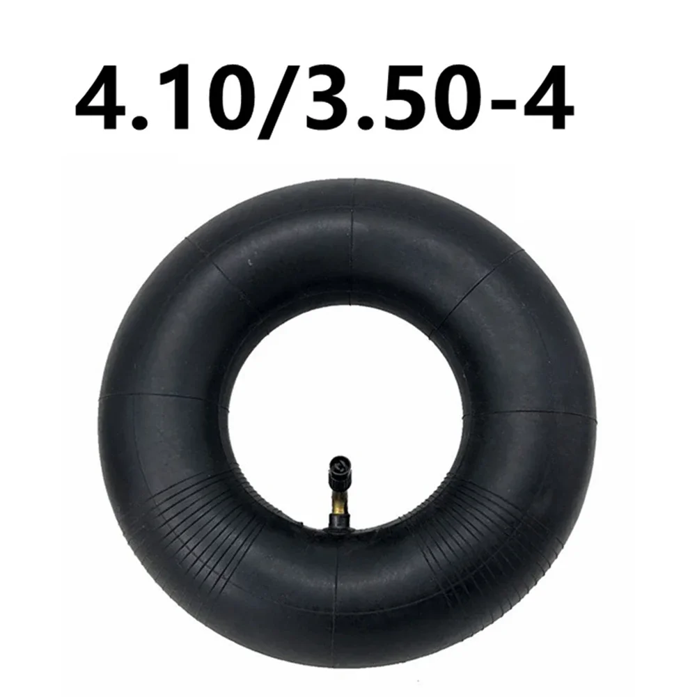 

1/2Pcs 10 Inch 4.10/3.50-4 Bent Valve Trolley Mobility Scooter Kart 260X85 Wearproof Inner Tube E-Scooter Replacement Parts