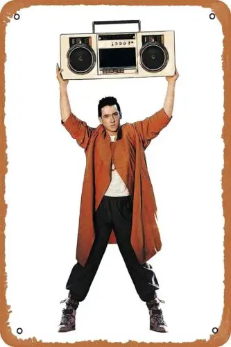 SAY ANYTHING John Cusack In Your Eyes iconic moment 1989 movie Poster Metal Sign