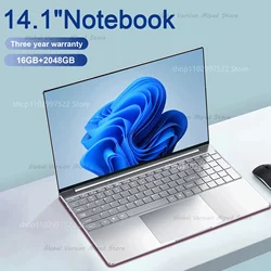 Portable 14.1 Inch Laptop Computer Intel Core N3700 Dual Core 16GB RAM 512GB 1TB 2TB SSD Windows 11 Laptop Pc Gamer Notebook