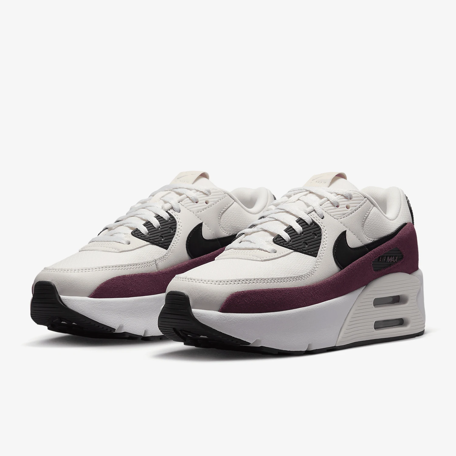 Nike genuine Air Max 90 LV8 women's air cushioned thick soled sports shoes FD4328-107