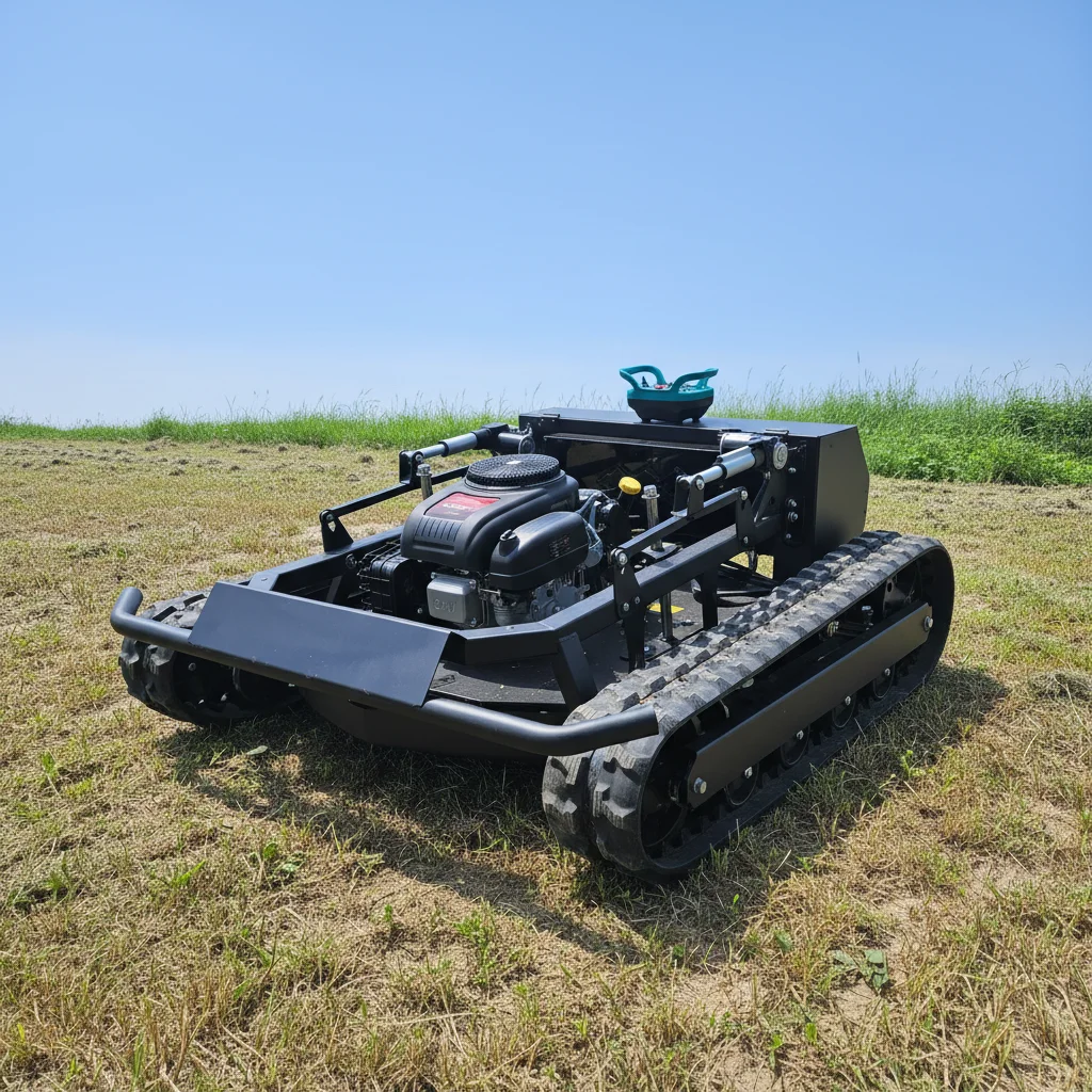 Customize RC Crawler Lawn Mower 110cm Adjustable Cutting Height Agricultural Equipment