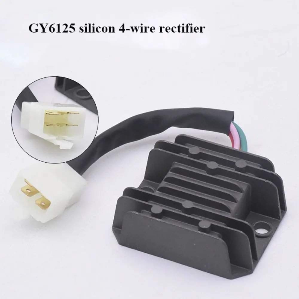 Qianjiang GY6 Guangyang Electrical Vehicle Parts DY110WYCG125FXD125 Black 9 Styles Voltage Regulator Plastic 5-wire Male Plug-in