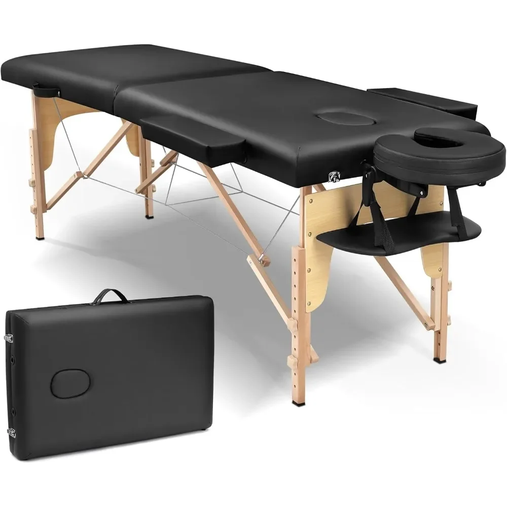 

Massage Table Portable Lash Bed: Folding Physical Therapy Table - Professional Spa Bed for Home