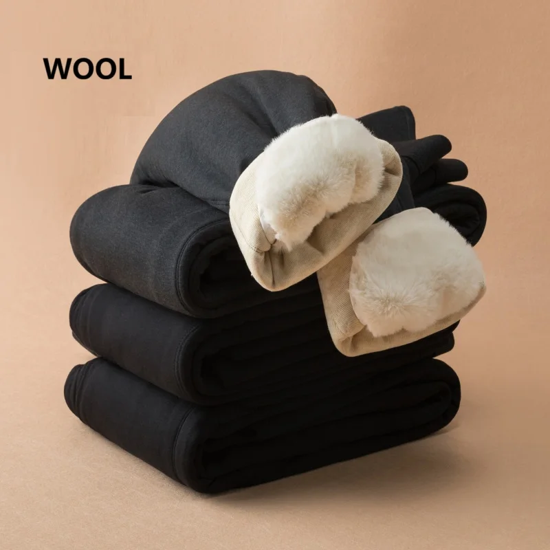 

100 wool thermal pants winter warm